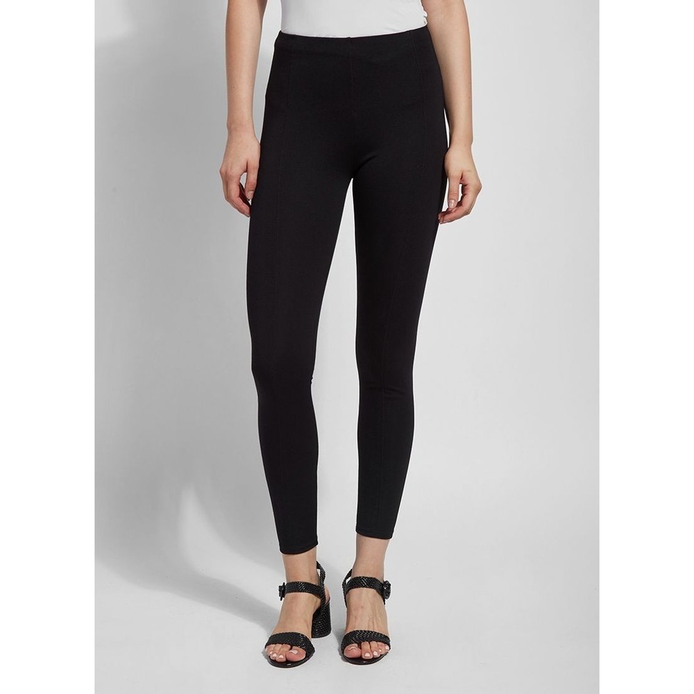 Lysse Taylor Seamed Leggings Women's Size M Black Pull On Pants